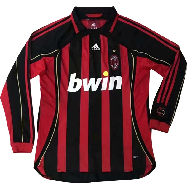 Trikot AC Milan Heim Ml Retro 2006/2007 Rote Fussballtrikots Günstig